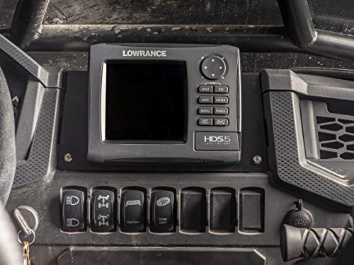 UTV INC 2019 Polaris RZR XP 1000 and Turbo Lowrance HDS 5" GPS Dash Mounting Plate
