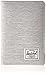 Herschel Supply Co. Men's Raynor Passport Holder RFID Blocking Wallet, Light Grey Crosshatch