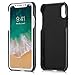 KAVAJ iPhone X/XS Case Leather Tokyo Black, Supports Wireless Charging (Qi), Slim-Fit Genuine Leather iPhone X Wallet Case Leather Bumper Case with Business Card Holder Cover for iPhoneX/XS