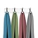 Wall Mount Coat Rack - Entry-Way Storage Rack (Brushed Nickel) Wall Mounted Hook Hanger and Towel Rack for Jackets, Coats, Hats, and Scarves
