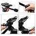 NOSTON Professional Camera Tripod Ballhead 360°single Handle Hydraulic Damping Three-dimensional Ball Head with Quick Release Plate for Tripod Monopod Cameras,Brackets,Light Stands,Max Load to 12kg