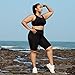AJISAI Womens 8.5 inches Pro Compression Yoga Running Workout Biker Shorts Spandex Athletic Tights