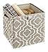 ClosetMaid 16088 Premium 2-Handle Storage Bin, Graystone Print