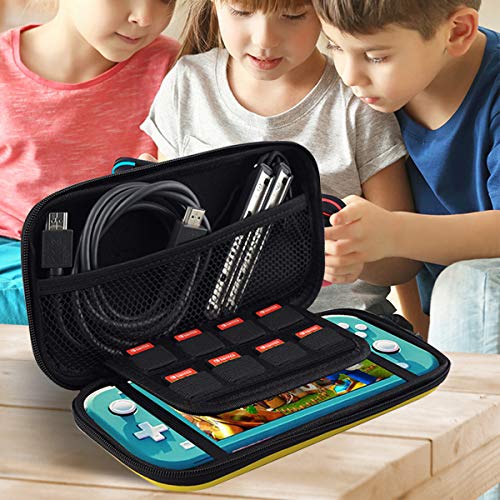 Carrying Case for Nintendo Switch Lite,[Design for Let's Go Pikachu/Eevee Pouch][Full Protective] Ca - //coolthings.us