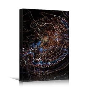 signwin Canvas Wall Art Organic Arrangement Abstract Colorful...