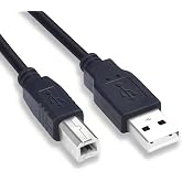 FJKERWDS USB Printer Cable Cord Compatible for HP LaserJet Pro M404n 4001n M404dn M404dw M454dw M477fdw M479fdn M15w M29w M118dw M148dw M203dw