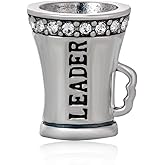 ARTCHARM Cheer Charms Sterling Silver Cheerleader Charm Sport Charm, Valentine's Day Gift for Lovers/Friends/Mothers/Travelers