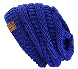 Gravity Threads CC Knit Soft Stretch Beanie Cap, Royal