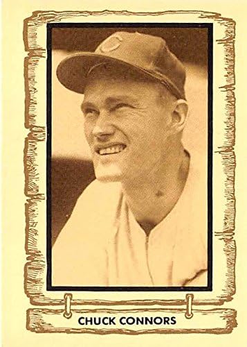 Chuck Connors Baseball Card Chicago Cubs Rifleman Actor Airplane II 