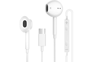 USB C Headphones Wired for iPhone 17/16/15 Series, for iPad Pro Air 5/4/Mini 6/iPad 10th, Type C Earbuds for MacBook Pro/air,