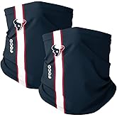 Houston Texans NFL On-Field Stitched Gaiter Scarf - 2 Pack