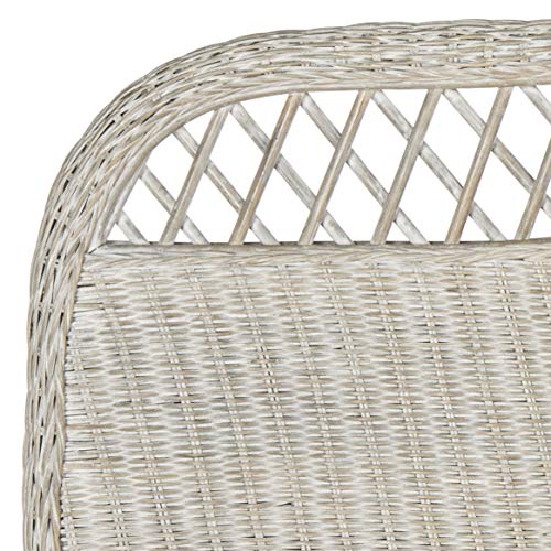 Safavieh Home Collection Sephina Antique Grey Rattan Headboard (Full)