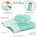 CleanEasy Dishwashing Gloves, Silicone Dish Scrubber - Gloves for Cleaning The Home, Kitchen, Bathroom Cleaning, Car Wash, Pet Grooming - Two Sided, 1 Pair, Teal