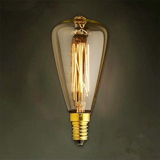 ToDIDAF ST48 E14 Incandescent Bulb Filament Light Bulbs Vintage Retro