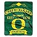 Northwest NCAA Oregon Ducks Unisex-Adult Raschel Throw Blanket, 50
