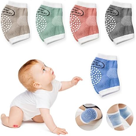 Unsex 5xpacks Cotton Baby Toddlers Kneepads Crawling Anti-Slip Knee Leg Warmers