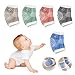 Unisex 5packs Cotton Baby Toddlers Kneepads Crawling Anti-Slip Knee Leg Warmers
