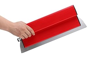 Drywall Skimming Blade 16 Inch (40cm), Stainless Steel Skim Coating Tool with Ergonomic Grip for Smooth Finish, Wall Repair, 