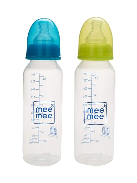 mee mee glass feeding bottle 250ml