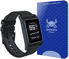 Pebble 2 Screen Protector, Skinomi Tech Glass Screen Protector for Pebble 2 Clear HD and 9H Hardness Ballistic Tempered Glass Shield