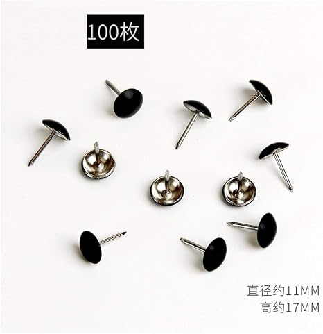 Amazon Co Jp 二本爪 Diy素材カラー手作り二本爪 かわいい柄ネイル 手作りネイル 黒画鋲 Diy 工具 ガーデン