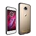 Moto Z2 Force Case,Moto Z2 Force Droid - Suensan Armor Clear PC Back TPU Shock Absorption Technology Raised Bezels Protective Cases Cover for Motorola Moto Z2 Force Droid (Black CLear)