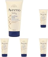 Aveeno Baby Soothing Relief Emollient Cream Unscented 5x150ml view 1
