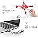 DoDoeleph Syma X5UW FPV RC Drone with 720P HD Wi-Fi Camera Live Video Training Quadcopter for Beginners- Altitude Hold Headless Mode Gravity Sensor One Key Return Includes Bonus Battery