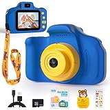 Peradix Appareil Photo Enfants- Mini Caméra Instantane Rechargeable Caméscope av