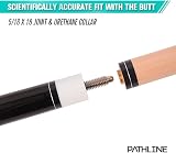 Pathline Pool Cue Stick 58 inch Canadian Maple White 18oz 13mm Tip view 5