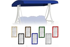 75''x 47'' 84''x 48'' Swing Canopy Replacement Cover, Outdoor Patio Swing Canopy Replacement Porch Top Cover, Furniture 2-3 S