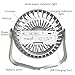 Anglink Portable Desk Fan, Portable USB & Rechargeable Battery Operated Mini Personal Small Desk Fan for Table, Desk, Office, Camping, Traveling, Dorm, Desktop, 4 Speeds