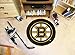 FANMATS 10495 Boston Bruins Hockey Puck Shaped Rug - 27in. Diameter, Hockey Puck Design, Sports Fan Accent Rug