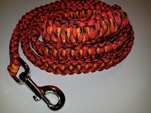 Orange King Cobra Paracord Dog Collar