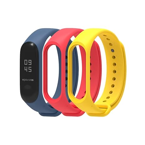 Coosa Armband von Xiaomi Mi Band 3 Silikon Wasserdichtes Mehrfarbiges Sport Ersatzband,Zubehör von Mi Band 3 (Nicht für Mi1 /
