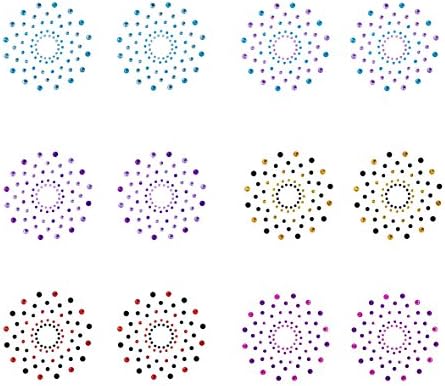 Body All Stars pert PASTIES Love (Diamond Sprinkles 6 pairs)