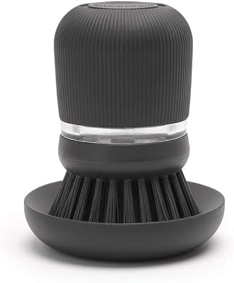 SinkSide Spülbürste mit Spülmittelspender, Dark Grey