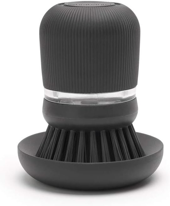SinkSide Spülbürste mit Spülmittelspender, Dark Grey — Foto 1 von 8