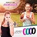 Swagmat Silicone Wedding Rings, 4 Pack Wedding Bands for Women (Pink, Turquoise, Black, Purple, Size 7)