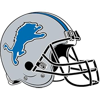 skyhighprint - Detroit Lions NFL Football Sport Decor Vinyl Print Sticker 14'' X 10''