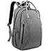 Diaper Bag Backpack Large Baby Nappy Changing Bags with Insulated Pockets and Stroller Straps, Multi-Function Neutral Travel Backpacks for Mom and Dad, Fashion Durable Water-Resistant Grey