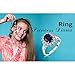JewelryPalace Princess Diana Kate Middleton Class Gemstone Birthstone Blue Sapphire Halo Statement Engagement Rings for Women, Anniversary 14K Gold Plated 925 Sterling Silver Promise Rings for Her 10