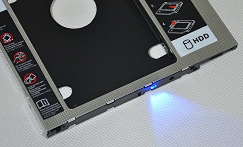 Deyoung 2nd HDD SSD SATA Hard Drive Caddy Adapter for HP Pavilion 15-p053eu 15-e090sl