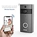 [2018 Newest] Doorbell Wireless,Safevant Smart Doorbell with PIR Motion Detection,720P Doorbell Camera, Real-Time Video and Two-Way Talk,Night Vision,Phone Ring,Free APP,Only Supprt 2.4GHZ,Gray
