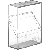Ultimate Guard Boulder 40+ Classic, Deck Case for 40 Double-Sleeved TCG Cards, Clear, Secure &amp; Durable Storage for Trading Card Games