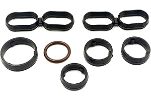 AMCC Engine Oil Cooler Gasket kit Compatible with Chrysler 200 300 Pacifica Voyager Dodge Charger Grand Caravan Cherokee Glad
