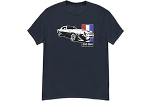 Aggressive Thread 2nd Gen Camaro T-Shirt Muscle Car Enthusiast Mens Tee Shirt