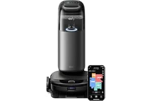 eufy Robot Vacuum Omni S1 Pro, HydroJet System with Roller Mop, Robot Vacuum and Mop Combos, Eco-Clean Ozone, Incrediable Suction, Obstacle Avoidance, Auto Mop Washing & Drying, Self-Emptying