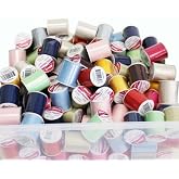 24 Pack Bulk Buy Allary 100% Polyester 200 Yds Sewing Threads (Assorted)