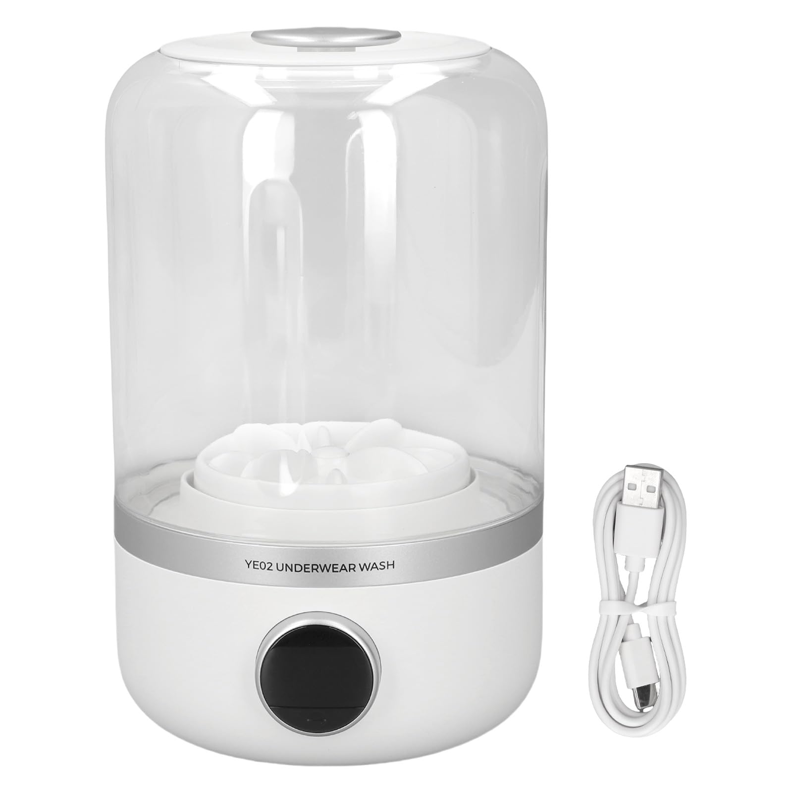 Xiuganpo Underwear Washer, Rechargeable Portable Washing Machine with Multiple Work Modes, Gentle Small Laundry Machine for Baby Clothes, Underwears, Socks, Dorm, Space Saving